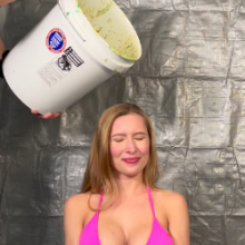 Slimed Models: New Model Anna Gets Slimed for the First Time