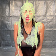 Slimed Models: Eidan Slimed with Spoiled Milk, Eggs, Mayo, Cottage Cheese, and Fish!