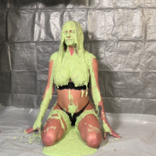 Slimed Models: New Model Addy Gets Slimed for the First Time