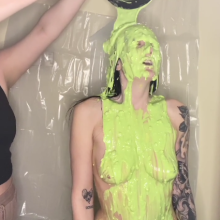 Slimed Models: New Video: Brittany Wedgied, Stripped, and Slimed!