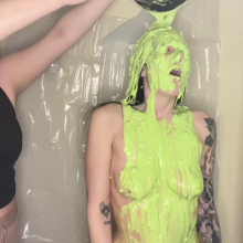 Slimed Models: New Video: Brittany Wedgied, Stripped, and Slimed!