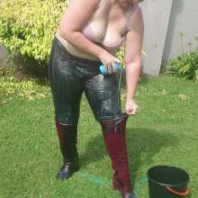 Darkabyss445: Sexy Outfit Gunge Session in Knee-high Boots