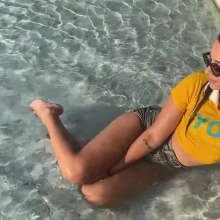 WetPlace: Stunning Anny Enjoying In The Pool Near The Beach