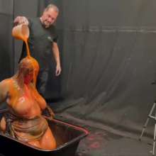 GungeSlut96: Tied Up, Pied, and Gunged