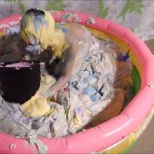 RevSlymsford: Unreleased!  Kaydens Naughty The Clown Wanks In A Messy Pool