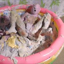 RevSlymsford: Unreleased!  Kaydens Naughty The Clown Wanks In A Messy Pool