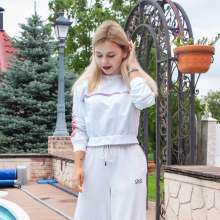 wet.look.me: Stunning Sharon gets completely wet in white sports suit | Wetlook.biz