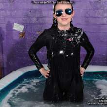 DungeonMasterOne: Honeysuckle the Pool Inspector in Flexothane Rainwear!
