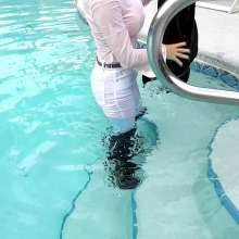 Tight and Wet Clothes: A White Jeans Swim
