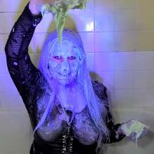TrixiTease: Black Slime!  Mardi Gras Pt 2