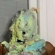 XXXMESS: Hot UK model Brianna is back with pies and loves to dance messy!