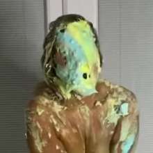 XXXMESS: Hot UK model Brianna is back with pies and loves to dance messy!