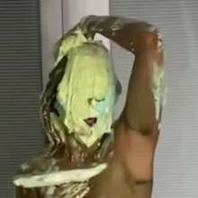 XXXMESS: Hot UK model Brianna is back with pies and loves to dance messy!