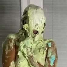 XXXMESS: Hot UK model Brianna is back with pies and loves to dance messy!