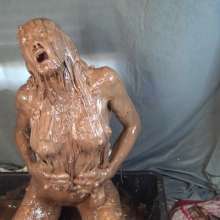 Jayce: Catsuit + Boots Filling-fluffy Gunge+insert Vibrator 2 Nude!