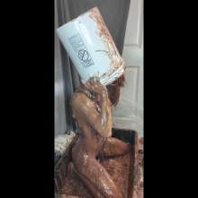 Jayce: Catsuit + Boots Filling-fluffy Gunge+insert Vibrator 2 Nude!