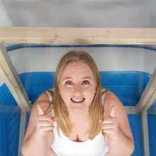 CheekyLuna: Cheekyluna's Gifted White Leotard Meets Gifted Gunge