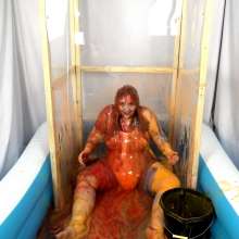 CheekyLuna: Cheekyluna's Gifted White Leotard Meets Gifted Gunge