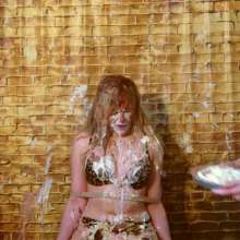 RevSlymsford: Cherry's Tied-up Dungeon Lingerie Pie Punishment