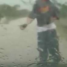 jace02116: Classic Jace, Hitchhikes in Rain, Pied by Sk8tr Boy, Mud