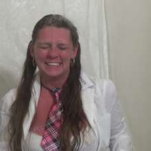 Big_Tits_Gunge: Dani's Schoolgirl 'Play Your Cards Right'