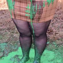 JD and Messy Andi: Andi's School Outfit Slimed!