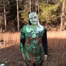 JD and Messy Andi: Andi's School Outfit Slimed!