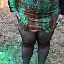 JD and Messy Andi: Andi's School Outfit Slimed!
