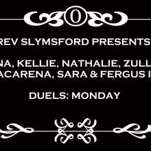 RevSlymsford: Duels: 3 Couplets Play To Avoid Stripping, Mess and Gunging