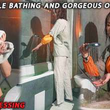 Wet Live Team: Gentle Bathing and Gorgeous Outfit, Wet Undressing