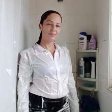 Thefetishgirl: Getting Wet in My White Blouse