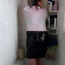 Thefetishgirl: Getting Wet in My White Blouse