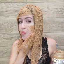 Mia_Mur: Crazy WAM with Crunchy Peanut Butter on My Hair and Face!