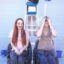 Larzstord: Higher or Lower Slime and Water Trivia : Jackie and Daisy