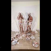 RevSlymsford: Kaydens + Allison: Sisters In A 20 Pie Piefight To Topless