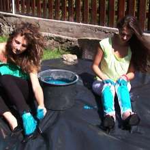 Lara_eurowam: Laura and Szende Are Back for Another Slime Video