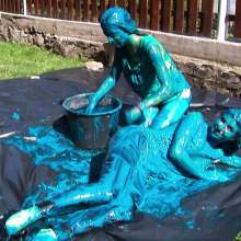Lara_eurowam: Laura and Szende Are Back for Another Slime Video