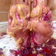 Big_Tits_Gunge: Lauren Topless In Her Sticky and Sweet Foot Fetish Video