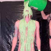Slimed Models: Male Vs. Female Strip Rock, Paper, Scissors and Slime
