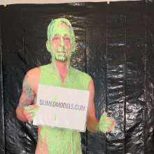 Slimed Models: Male Vs. Female Strip Rock, Paper, Scissors and Slime