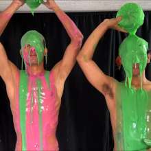 RevSlymsford: Marcos and Oisin: Shampoo + Slime Madness In Only Speedos