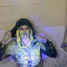 TrixiTease: Mardi Gras Pt 3 | Tits/Ass/Paint/Pie/Foam/Milk