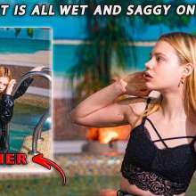 Wet Live Team: My Leather Jacket Is All Wet and Saggy on My Body, Wetlook