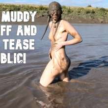 VioletVixen: Naked Mud Washoff and Cunt Tease