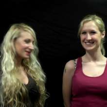 RevSlymsford: Pin The Pie!:  Blind-folded, Jessie Must Try + Pie Annabelle