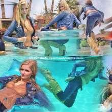 mudracer: New Downloaddreams Update: Wetlook in Jeans Outfit