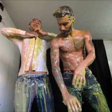 RevSlymsford: Rafa + Oisin: Slime Falls + The Boys Get Naked + Covered!