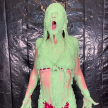 Slimed Models: Eliza's Back With Slimed Models... As You've Never Seen Her Before!