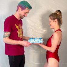 Slimed Models: Eliza's Back With Slimed Models... As You've Never Seen Her Before!