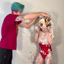 Slimed Models: Eliza's Back With Slimed Models... As You've Never Seen Her Before!